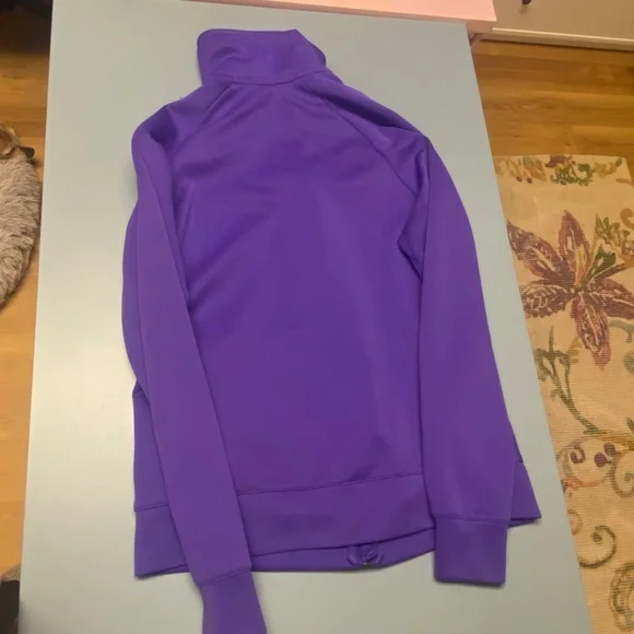 Nike Dri-Fit Women's Purple Full Zip Jacket Athleisure Workout Sz M MEDIUM, bins - Picture 3 of 5